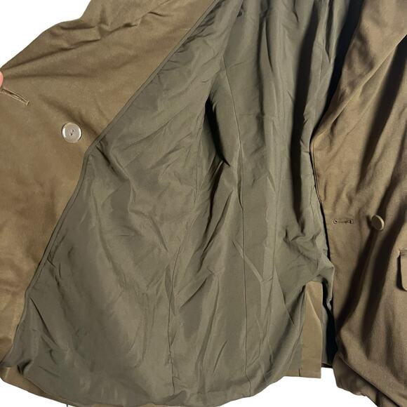 Favorite Daughter The Suits You Olive Khaki Double Breasted Blazer Jacket Size M - Picture 8 of 15